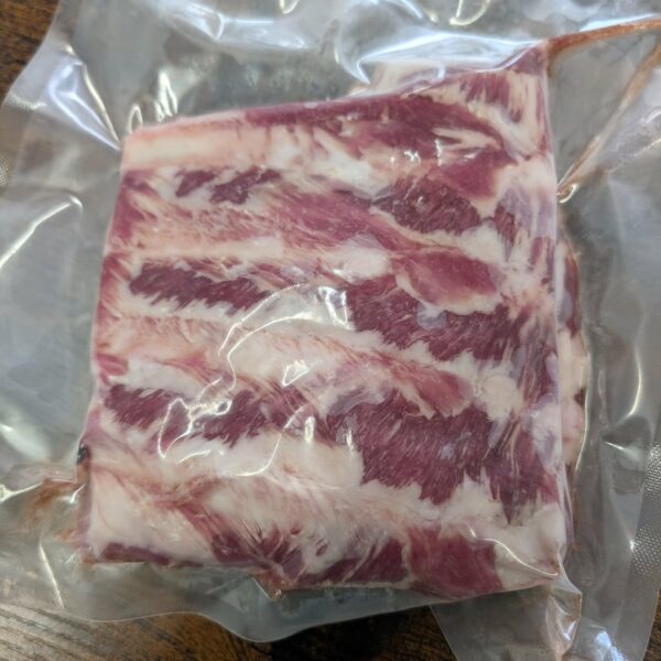 Côtes levées de flanc de porc Mangalitsa