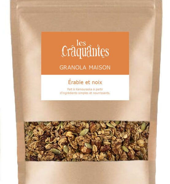 Granola Érable et noix 500 g