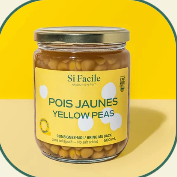 Pois jaune biologique cuit 500 ml Si Facile